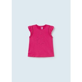 Mayoral - Hímzett lány póló