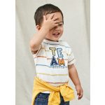 Mayoral Fiú mintás pamut póló - Clay