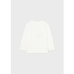 Mayoral Fiú  mintás pamut felső  - Cream - Krém