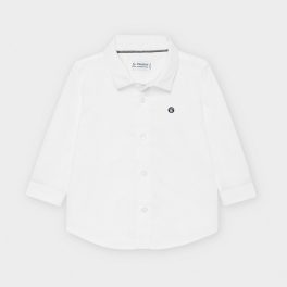 Mayoral fiú hosszúujjú fehér ing - White