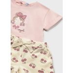 Mayoral - Nyomottmintás lány pamut póló sort szett