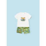 Mayoral Fiú mintás  póló, sort szett - White - Fehér