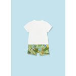 Mayoral Fiú mintás  póló, sort szett - White - Fehér