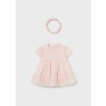 Mayoral Lány tüll alkalmi ruha - Nude