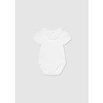 Mayoral Lány fodros galléros bady - White - Fehér