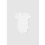 Mayoral Lány fodros galléros bady - White - Fehér