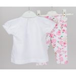 Mayoral lány leggings szett mintás pólóval - White