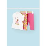 Mayoral Lány háromrészes leggings szett 2 db nadrággal - Magenta