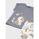 Mayoral Lány, mintás leggins szett - Charcoal