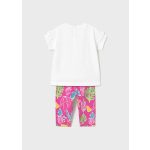 Mayoral Lány, mintás leggins szett - Fuchsia
