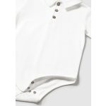 Mayoral Fiú galléros, gombos bady - White - Fehér