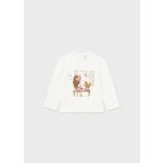 Mayoral Mintás lány pamut felső - Raw pink - Rózsaszín