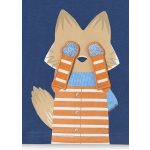 Mayoral Mintás fiú pamut felső - Indigo - Indigókék