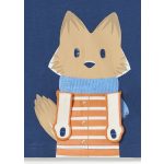 Mayoral Mintás fiú pamut felső - Indigo - Indigókék