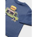 Mayoral Mintás fiú pamut felső - Lake - Tó