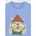 Mayoral Mintás fiú felső - Sky blue - Égkék