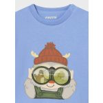 Mayoral Mintás fiú felső - Sky blue - Égkék