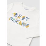 Mayoral Mintás fiú felső - Cream - Krém