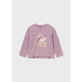 Mayoral Húzott ujjú, mintás lány felső - H. Orchid