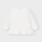 Mayoral lány mintás felső - Ecru