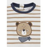 Mayoral Fiú mintás pamut felső 2db-os szett - Caramel - Karamell