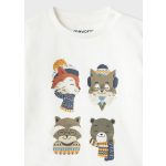 Mayoral Fiú mintás felső - Cream - Krém