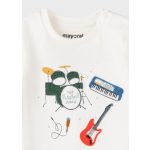 Mayoral Fiú mintás felső 2 db szett - Cream - Krém