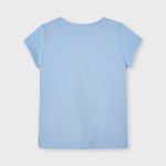 Mayoral lány mintás póló - Lightblue