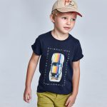 Mayoral fiú mintás póló - Navy