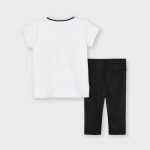 Mayoral lány csillogó leggings szett - Black