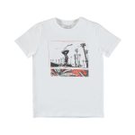 Mayoral fiú mintás póló - White