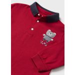 Mayoral Galléros fiú pamut felső - Red - Piros