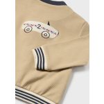 Mayoral Mintás fiú kardigán - Almond - Mandula