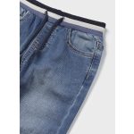 Mayoral Fiú jogger nadrág, puha farmerból, kötős derékrésszel - Medium