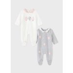 Mayoral Lány rugdalódzó szett 2 db -os - Natural - Fehér