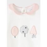 Mayoral Lány rugdalódzó szett 2 db -os - Natural - Fehér