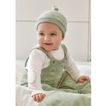 Mayoral Fiú mintás pamut rugdalódzó sapkával - Tea green - Világoszöld