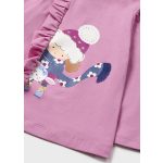 Mayoral Lány kétrészes farmer leggings szett - Peony - Pünkösdirózsa