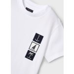 Mayoral Fiú mintás póló - White - Fehér