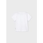 Mayoral Fiú mintás póló - White-cons - Fehér