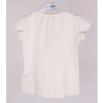 Mayoral lány szivecskés póló - Ecru