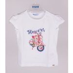 Mayoral lány mintás póló - White