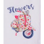 Mayoral lány mintás póló - White