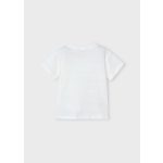 Mayoral Fiú, mintás póló - Cream - Krém