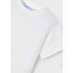 Mayoral Fiú, mintás póló - Cream - Krém