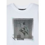 Mayoral Fiú, mintás póló - White - Fehér