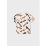 Mayoral Fiú, mintás póló - Orange - Narancssárga