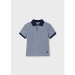 Mayoral Fiú galléros póló - Navy - Tengerészkék