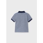 Mayoral Fiú galléros póló - Navy - Tengerészkék