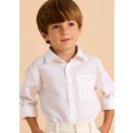 Mayoral Fiú hosszúujjú ing - White - Fehér